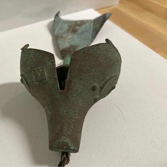 Paolo Soleri 22” Long Vintage Large Bronze Bell - Picture 3 of 4